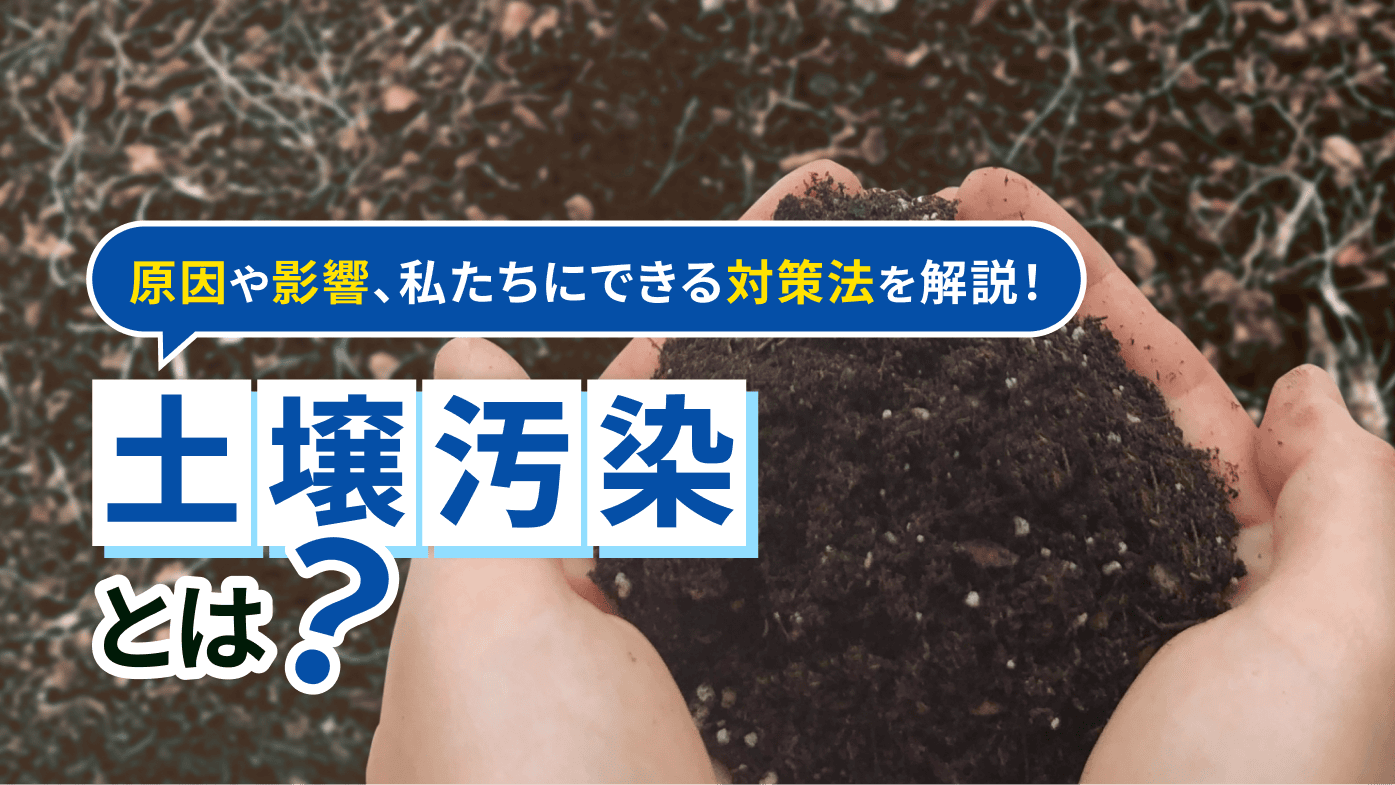土壌汚染とは？汚染を引き起こす原因や影響、私たちにできる対策法を解説！