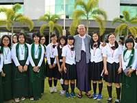 Japan-Myanmar Teenage Ambassadors held