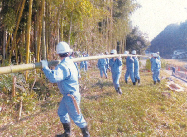 竹の有効利用と地域貢献